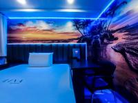 Adrenalina Motel Itaquera - Arena Corinthians客房内的一张或多张床位