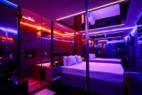Adrenalina Motel Itaquera - Arena Corinthians客房内的一张或多张床位