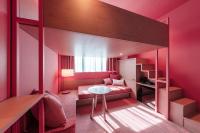 toggle hotel suidobashi TOKYO客房内的一张或多张床位