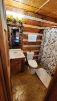 Rustic Cabin的一间浴室