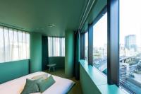 toggle hotel suidobashi TOKYO客房内的一张或多张床位