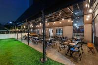 Slaviero Guarulhos Aeroporto餐厅或其他用餐的地方