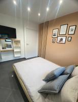 BARCARESA-Villa Flamants Roses客房内的一张或多张床位