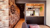 Lost inn Lyon Part dieu -Entre centre ville et gare part dieu -Netflix的厨房或小厨房