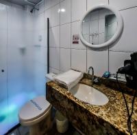 Adrenalina Motel Itaquera - Arena Corinthians的一间浴室