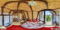 Bosnian Pyramid Glamping客房内的一张或多张床位