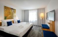 ARCOTEL Wimberger Wien客房内的一张或多张床位