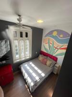 Aurora Hostel Rio客房内的一张或多张床位