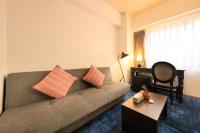 QuintessaHotel KagoshimaTenmonkan Relax&Sleep的休息区