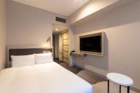 Hotel Keihan Nagoya客房内的一张或多张床位