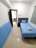LOVELY 2ROOM SUITE6PAX@SKY CONDO JURU SENTRAL客房内的一张或多张床位