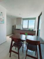 LOVELY 2ROOM SUITE6PAX@SKY CONDO JURU SENTRAL的厨房或小厨房