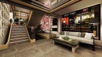 Hanami Design Hotel的休息区