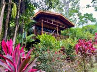 Hotel Heliconias Nature Inn &amp; Hot Springs外面的花园