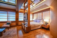 Hanami Design Hotel客房内的一张或多张床位