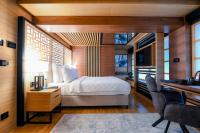 Hanami Design Hotel客房内的一张或多张床位