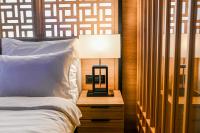 Hanami Design Hotel客房内的一张或多张床位