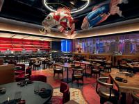 Crockfords Las Vegas, LXR Hotels &amp; Resorts at Resorts World餐厅或其他用餐的地方