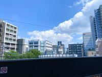 福冈景观或在酒店看到的城市景观