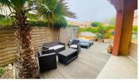 Magnifique Maison avec piscine privée à 300 m d&#39;une trés jolie plage de sable的休息区