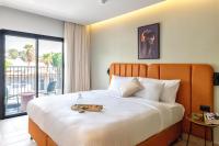 Hotel Shoshana - Adults Only客房内的一张或多张床位