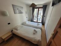 Cham&#39;Heart, 4-star apartments in Chamonix centre with free private parking客房内的一张或多张床位