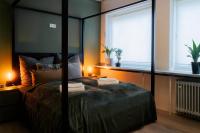City Center Unique Boutique Apartment客房内的一张或多张床位