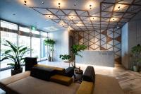 R Hotel Namba South的休息区