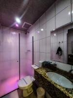 Adrenalina Motel Itaquera - Arena Corinthians的一间浴室