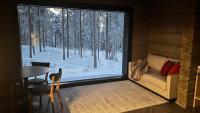 Invisible Forest Lodge客房内的一张或多张床位