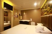 Adrenalina Motel Itaquera - Arena Corinthians客房内的一张或多张床位