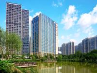 佛山佛山南海瞻云酒店-近琶洲会馆的城市天际线,高楼,河流
