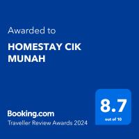 HOMESTAY CIK MUNAH的证书、奖牌、标识或其他文件