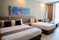 Qliq Damansara Hotel客房内的一张或多张床位