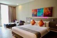 Qliq Damansara Hotel客房内的一张或多张床位