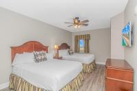 Stunning Double Balcony- Oceanfront 2 Bedroom, 2 Bath- Anderson Ocean Club 905客房内的一张或多张床位