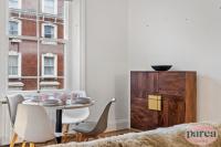 Parea Living - South Kensington, Elegant 1-Bedroom Flat, WFH Desk平面图