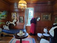 Gîte au Charme Victorien的休息区