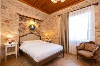 Saye Konak Hotel &#39; Kaleiçi&amp;Oldtown&#39;客房内的一张或多张床位