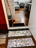 T1 bis bungalow chez Appart-Saint-Louis客房内的一张或多张床位