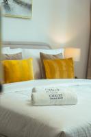Luxury Studio, 29 Boulevard near Burj Khalifa Downtown - Chalet Homes客房内的一张或多张床位