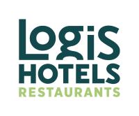 罗卡马杜尔Logis Hôtels - Le Belvédère - Hôtel 2 étoiles et Restaurant的os和酒店餐厅的标志