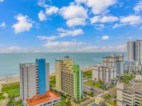 海景或在木屋看到的海景