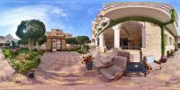 Villa Khufu Pyramids Hotel外面的花园