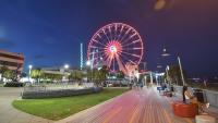 Oceanfront 2BR King Suite Atlantica Resort平面图