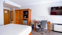Hôtel Lindbergh par JARO的电视和&#47;或娱乐中心