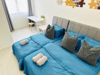 BM大山脚 Double Storey Terrace Autocity Alma Aeon Jusco Nearby的休息区