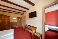 Hôtel A la Vignette - COLMAR-NORD的电视和/或娱乐中心