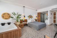 Ölüdeniz Blu Luxury Unique Hotel - Adults-Only客房内的一张或多张床位