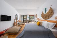 Ölüdeniz Blu Luxury Unique Hotel - Adults-Only客房内的一张或多张床位